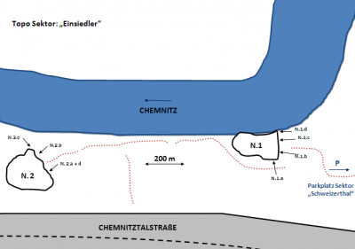 Übersichtskarte Einsiedler